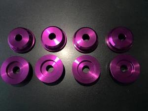 REAR CRADLE SUBFRAME SOLID BUSH KIT 8PCS BILLET for Nissan 300ZX Z32 07/89-03/97 - Picture 1 of 2