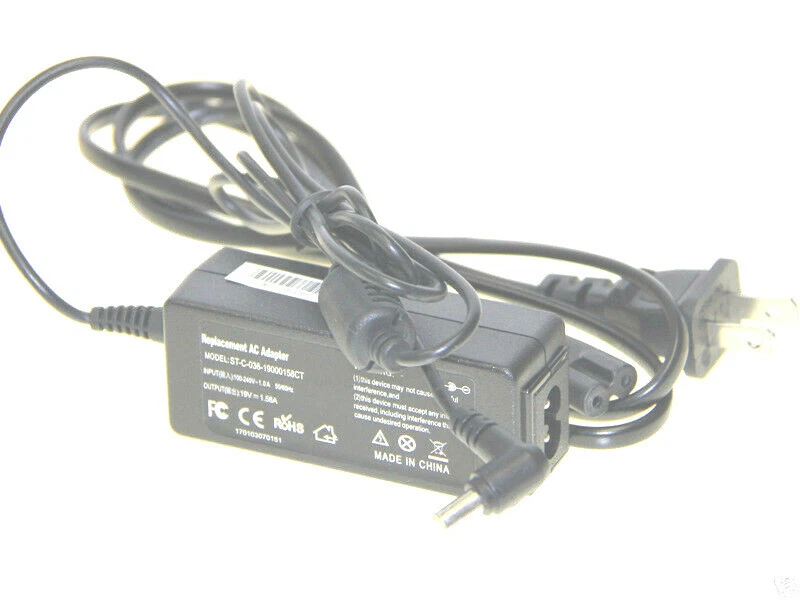For Acer S200HQL S201HL S202HL SB270 SB271 LCD Monitor AC Power Adapter Charger - Image 1 of 1