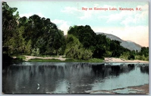 Postcard Kamloops British Columbia c1905 Bay On Kamloops Lake Scenic View - Bild 1 von 2