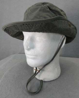 Madd Hatter Safari Boonie Bucket Hat Olive L/XL UPF 50+ UV Sun Protect Chinstrap - Image 1 of 4