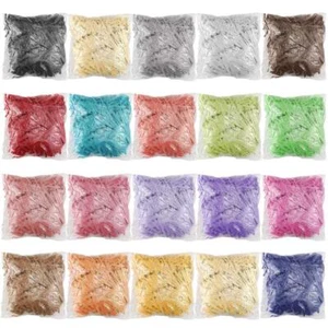 20 Pack 400g Multicolored Raffia Paper Shreds Strands Grass Stuffer for Basket - Picture 1 of 7