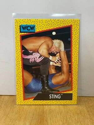 1991 Impel WCW Wrestling Sting #6 Trading Card - Image 1 of 2