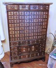  Vintage Chinese Apothecary Herbal Medicine Cabinet
