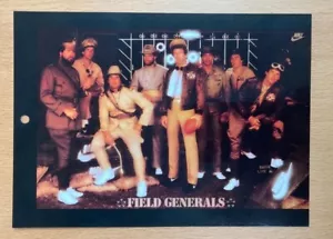 1983-85 SEHR SELTENES MINI POSTER GLÄNZEND NIKE FIELD GENERALS 290226 9622A - Bild 1 von 5