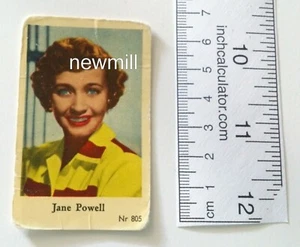 Jane Powell trading card 1955 Schweden schauspieler USA rar - Bild 1 von 2