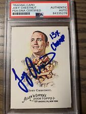 JOEY CHESTNUT SIGNED AUTO 2008 TOPPS GINTER RC CARD With Inscription PSA/DNA