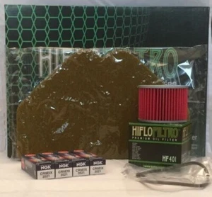 Service Kit For KAWASAKI ZZR1100 (1993 to 2001) Air / Oil Filter & Iridium Plugs - Bild 1 von 6