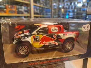 TOYOTA GR DKR HILUX T1+ WINNER DAKAR 2022 N.AL-ATTIYAH 1/43 SPARK S5870 - Picture 1 of 1