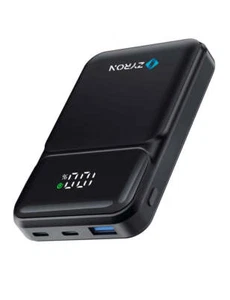ZYRON Dual Ports Fast Charging Mini Pocket Power Bank Charger External Battery - Picture 1 of 64
