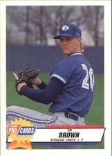 1993 Syracuse Chiefs Fleer/ProCards #993 Tim Brown