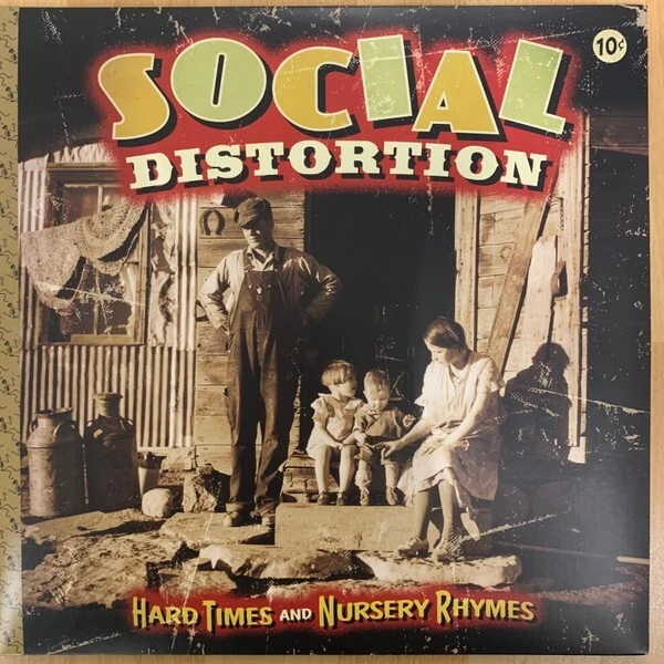 Social Distortion -‎ Hard Times And Nursery Rhymes 2x LP Vinyl Album PUNK RECORD - Image 1 of 1