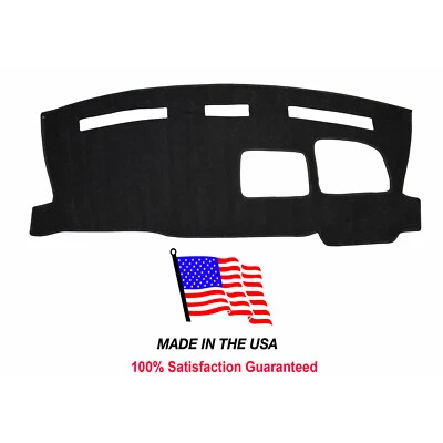 Cubierta de tablero de alfombra negra compatible con Chevy Van Express 4500 2003-2015 hecha en EE. UU. Foto 1 de 4