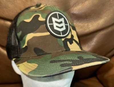 MTN OPS HAT BOW HUNTING MOUNTAIN SPORTS BLACK OUT CARBON TRUCKER SNAP Nice! - Image 1 of 4