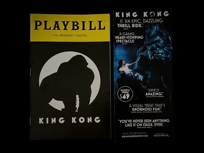KING KONG Musical OBC Broadway Playbill, Flyer. Christiani Pitts JAN 2019