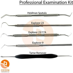 New X5 Dental Tartar Remover Diagnostic Kit Veterinary Pet Dog Cat Teeth Scraper - Picture 1 of 6