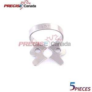 SET OF 5 ENDODONTIC RUBBER DAM CLAMP #207 SURGICAL DENTAL INSTRUMENTS - Picture 1 of 2