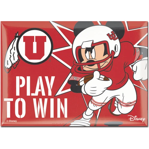 WinCraft Utah Utes 2.5'' x 3.5'' Disney Fridge Magnet Cover