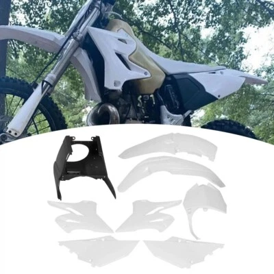 Juego de kit de plástico estilo Restyle blanco negro para Yamaha YZ125 YZ250 2002-2020 Foto 1 de 4