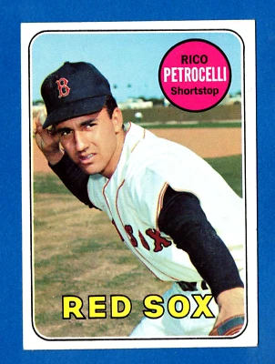 Tarjeta 1969 Topps #215 Rico Petrocelli Boston Red Sox -- como nueva++ Foto 1 de 2