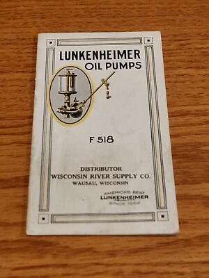 Lunkenheimer 油泵手册目录 — 第 1/4 张图片