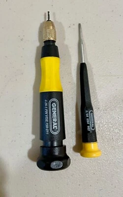 General Tools #758-011 4-in-1 Pin Vise and #682 Screwdriver 1/16" - Image 1 of 4