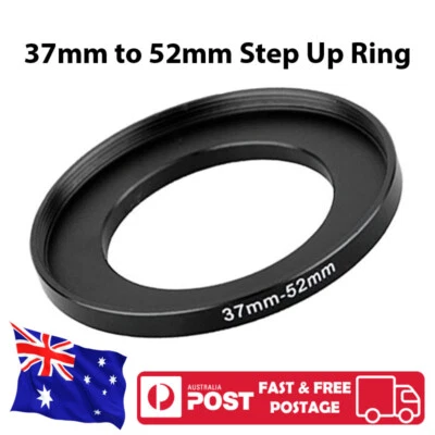 37-52 mm 37mm to 52mm 37mm-52mm Step-Up Stepping Up Ring Filter Adapter - image 1 of 2