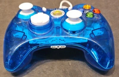 Blue PDP Rock Candy Wired Controller Microsoft XBOX 360 Control Pad Tested - Image 1 of 4