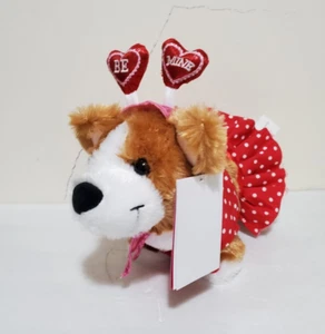 Peluche animato San Valentino "Be Mine" cane Corgi danzante - Foto 1 di 6