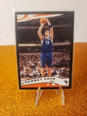 2005-06 Topps Black Utah Jazz Basketball Card #63 Mehmet Okur /500 - Image 1 of 2