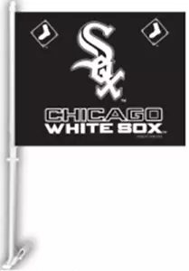MLB Car Flag Heavy Duty 11``X15`` 29 CHICAGO - WHITE SOX - Picture 1 of 1