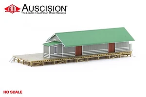 Auscision (ASA-2) NSWGR G3 Goods Shed - HO Scale - Assembled - Ready To Place - Picture 1 of 2