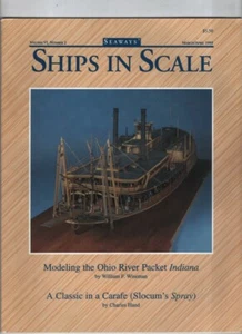 Seaways / Ships In Scale Mag Ohio River Packet Indiana Mar/Apr 1995 020922NONR - Imagen 1 de 1