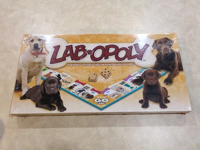 Lab-Opoly Board Game by Late for the Sky Dog Monopoly Brand New Sealed Family - Image 1 of 2