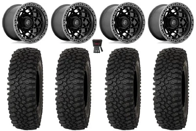 Fuel Unit 15" Wheels Black 32" Roctane ST Tires Honda Pioneer 1000 / Talon — 第 1/4 张图片