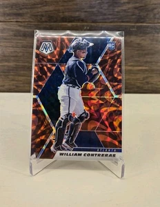 Mosaic #201 2021 William Contreras rojo reactivo novato RC Braves - Imagen 1 de 2