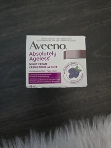 Aveeno Crema Notte Ristrutturante Anti Invecchiamento Assolutamente Senza Età 1,62 Fl Oz (48 ml) - Foto 1 di 3