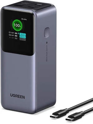 UGREEN Nexode Power Bank 20000mAh 130W Cargador Portátil 72Wh PD Carga Rápida 3 Foto 1 de 4