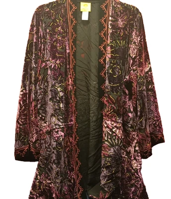 Women's Plus Ruby Road 1x Open Front Jacket Cardigan Valore - Image 1 of 4