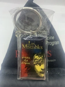 Les Miserables Broadway Worlds Longest Running Musical Keychain BRAND NEW NIP - Picture 1 of 3