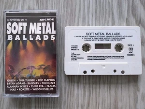 Soft Metal Ballards - Compilation Cassette Album Audio Tape 1991 - Picture 1 of 4
