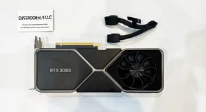 NVIDIA GeForce RTX 3080 Founders Edition 10GB GDDR6X Graphics Card -... - Afbeelding 1 van 6
