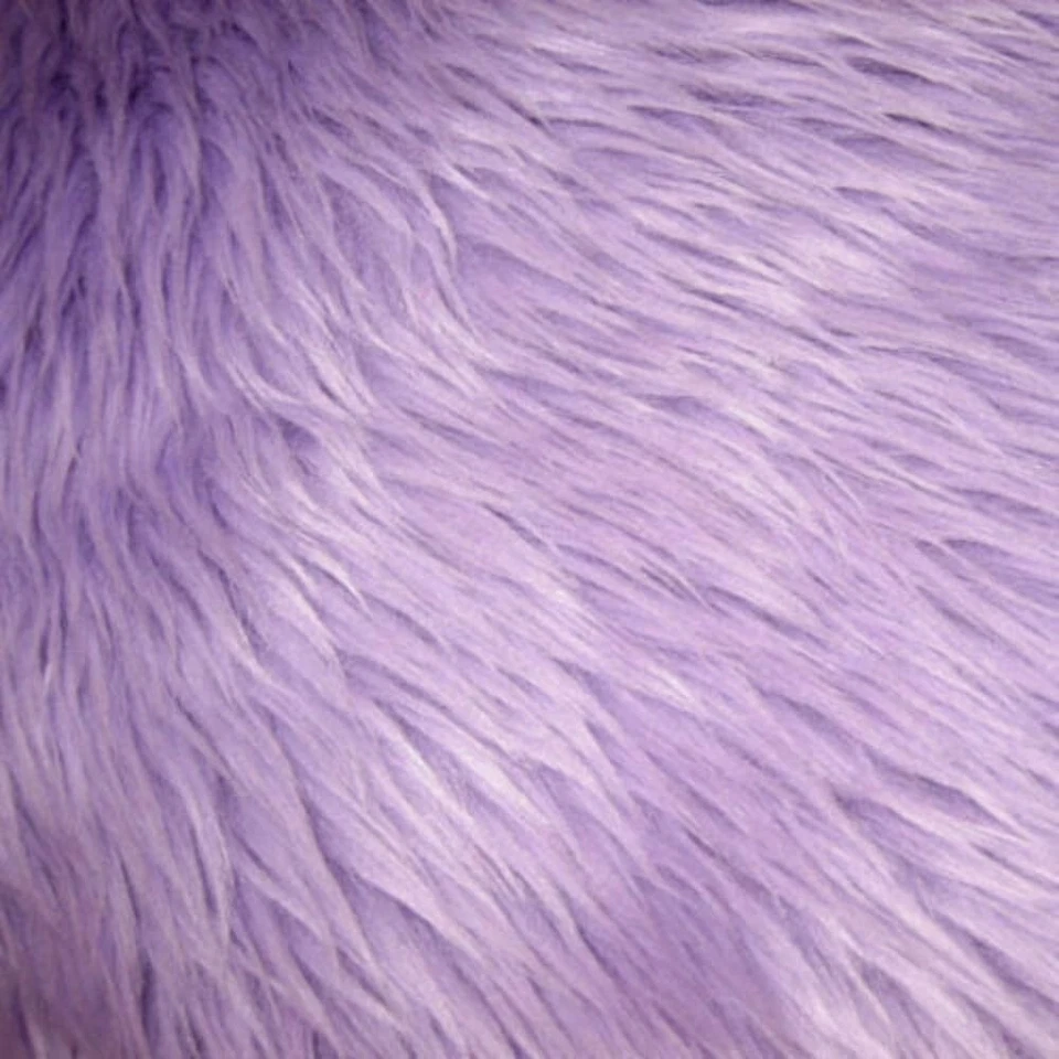 Luxury Long Pile Shaggy Faux Fur Fabric - Sold By The Yard - Image 1 of 4