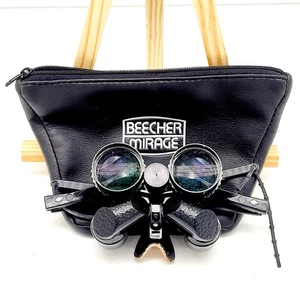 Beecher Mirage Rimless View Binoculars Glasses 7 × 30 Extra Wide Angle + Extras - Picture 1 of 13