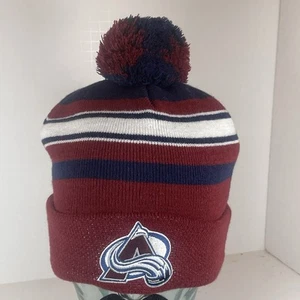 Cappello berretto NHL Colorado Avalanche taglia unica rosso bianco blu abbigliamento squadra hockey - Foto 1 di 5
