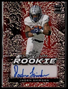 2024 Leaf Electrum #RA-JS1 Jaden Shirden Rookies Auto Sparkle Red #2/2 - Bild 1 von 2