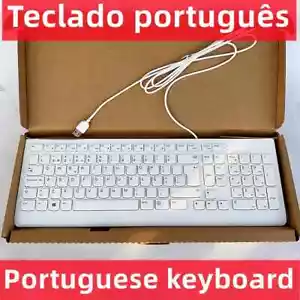 Original Portuguese USB keyboard wired keyboard for lenovo SK8823 EKB536 - Picture 1 of 18