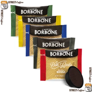 Assaggio Mix 100 Cialde Capsule Borbone Nera Rossa Blu Oro Don Carlo a Modo mio - Foto 1 di 1