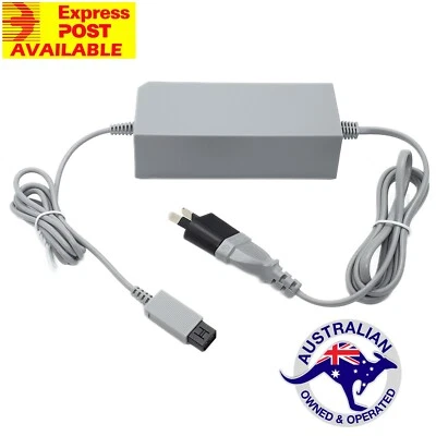 AC POWER SUPPLY / CABLE for original Nintendo Wii console Replacement Lead AU - Image 1 of 4