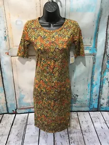 Vestido Julia LuLaRoe Mujer Abstracto Multicolor, Talla XXS NUEVO - Imagen 1 de 5