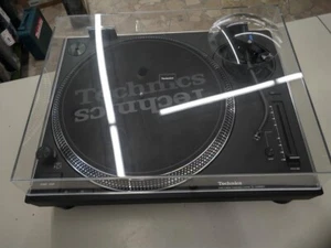 Technics SL-1200MK7 w/Cover,Cable Black Direct Drive Turntable System DJ Japan - Picture 1 of 10